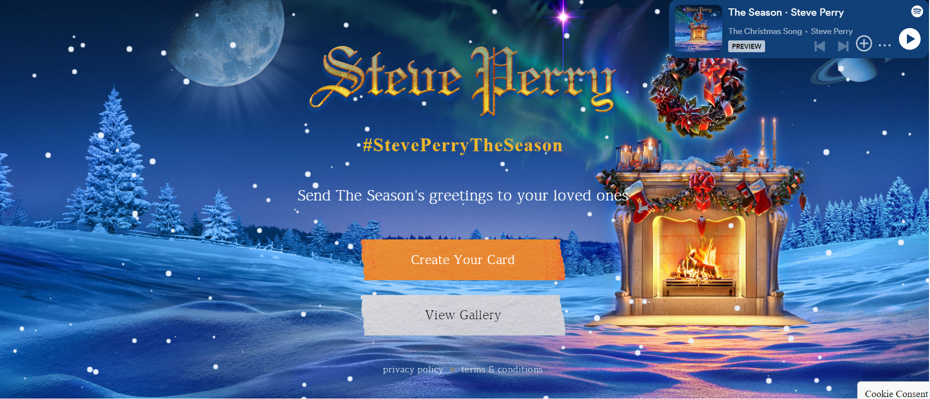 Steve Perry - The Season Holiday Card Creator